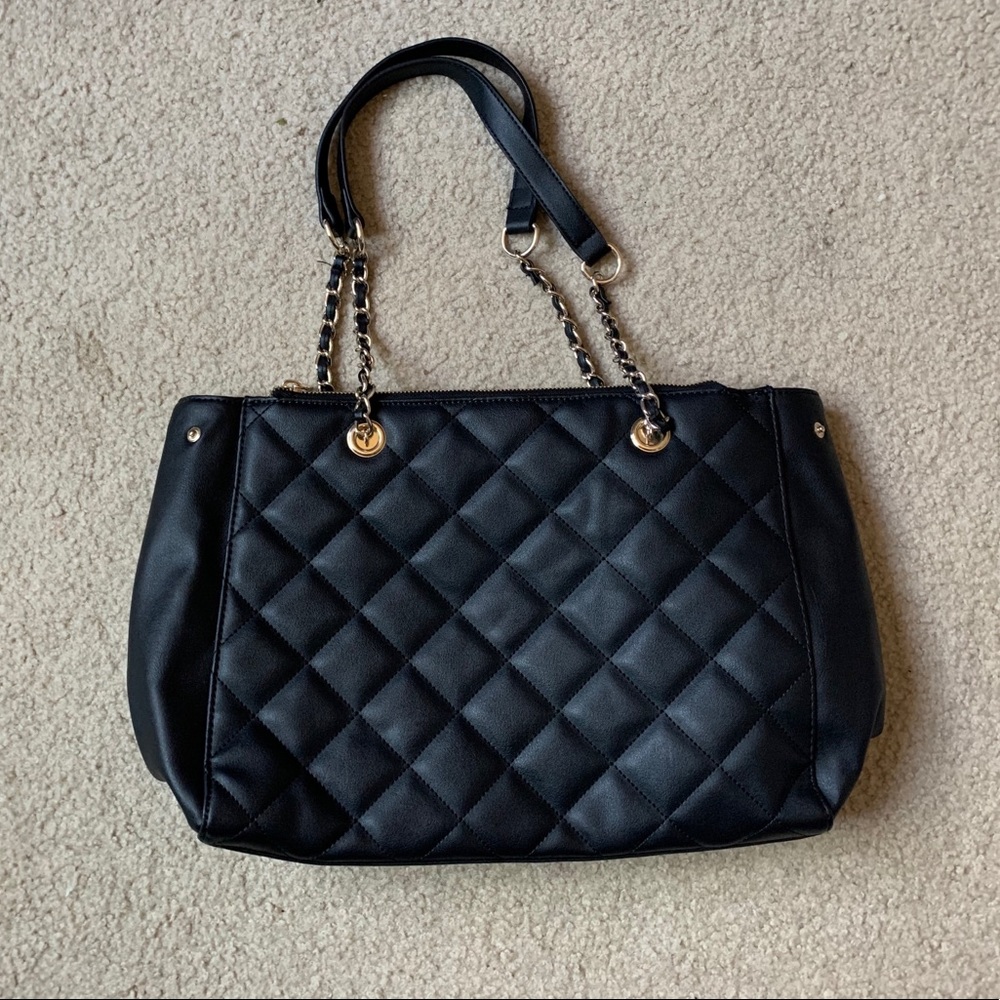 Mossimo Pleather Purse with Gold Detail